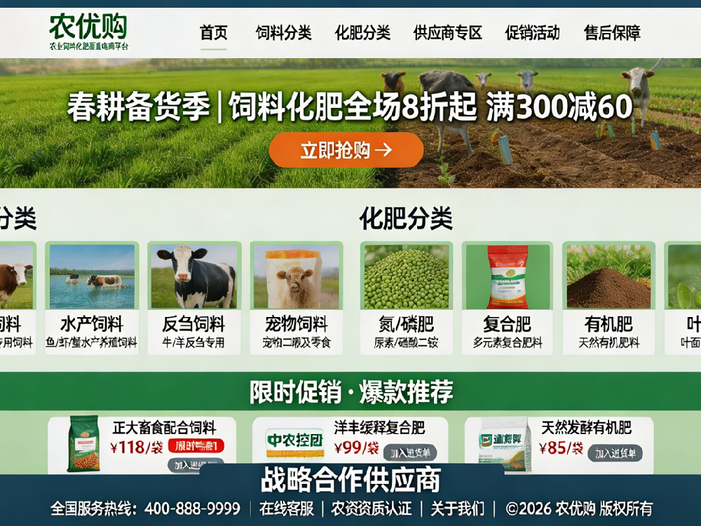 XXXX饲肥料行业垂直商城